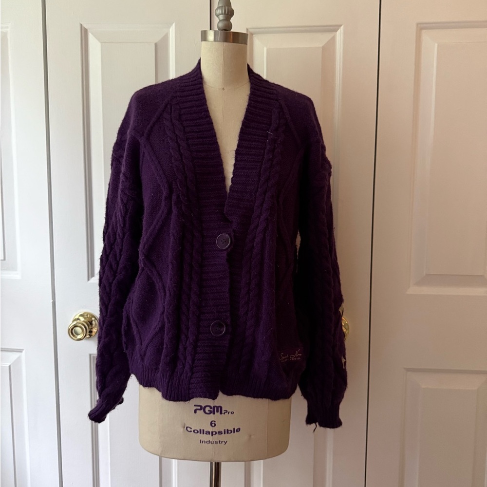 COPY - Taylor Swift Speak Now Deep Purple Women's Cardigan